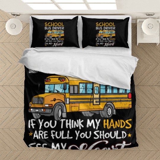 Student Delivery Specialist School Bus Driver Bedding Sets