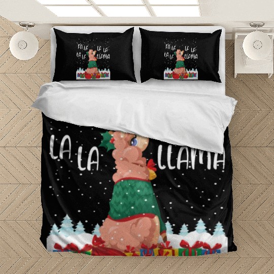 Fa La La La La La Llama Funny Gift Bedding Sets