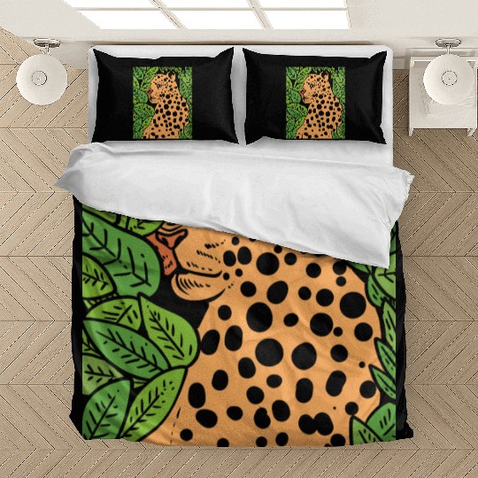 Jaguar in Forest Wildlife Biologist Gift Bedding Sets