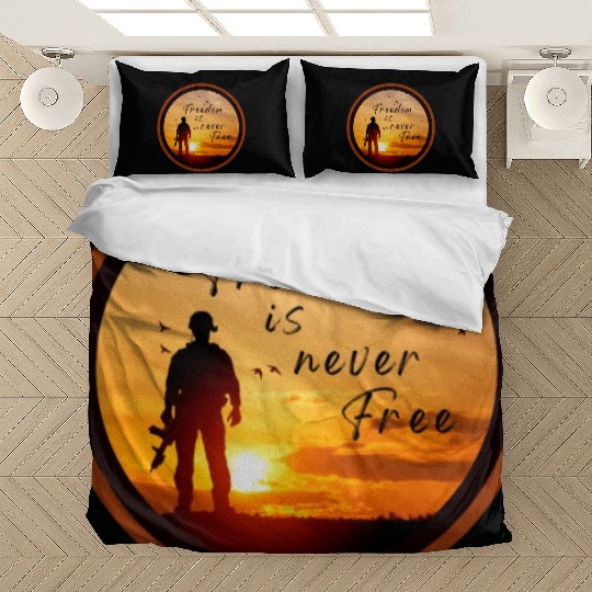 Freedom is Never Free, Veterans Bedding Sets