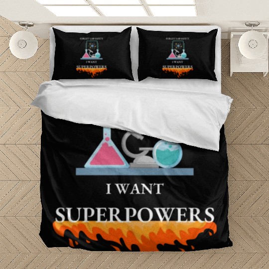 Embrace Your Inner Hero Lab Safety Superpowers Bedding Sets