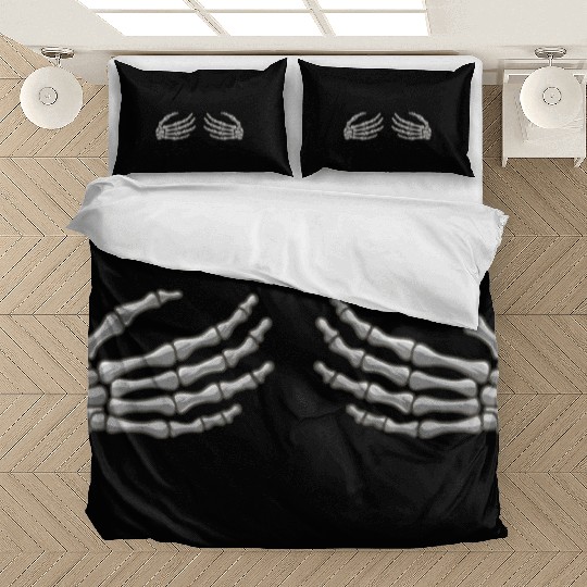 Halloween Skeleton Hands Bedding Sets