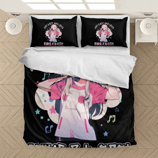Just a Boy who loves Anime and K-Pop Bedding Sets