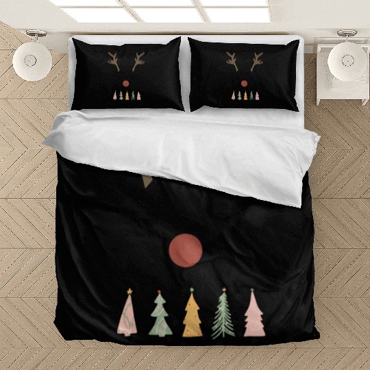 Cute Reindeer Christmas Bedding Sets
