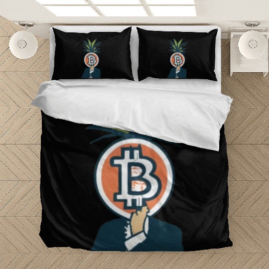 Bitcoin Head Meme Bedding Sets