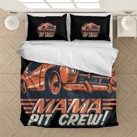 Matching Family Race Car Pit Crew Mama Bedding Sets
