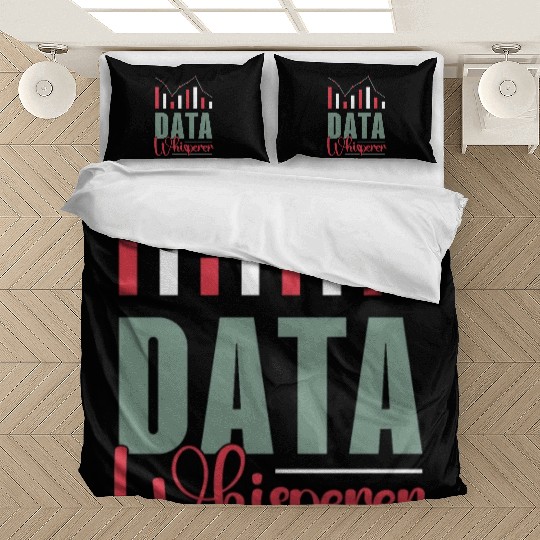 Data Analyst Data Whisperer Computer Science Coder Bedding Sets
