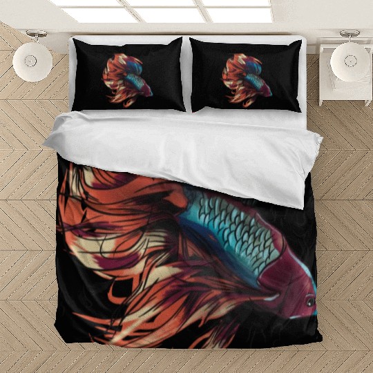 Beta Fish Illustration Bedding Sets