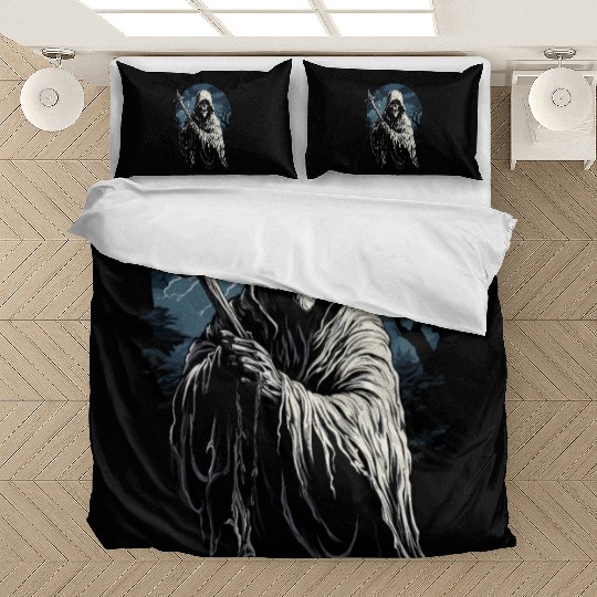Spooky Halloween Grim Reaper Bedding Sets