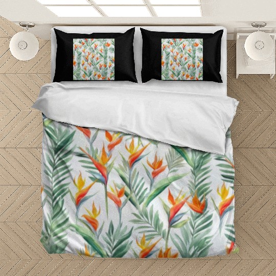 Retro Heliconia Bedding Sets