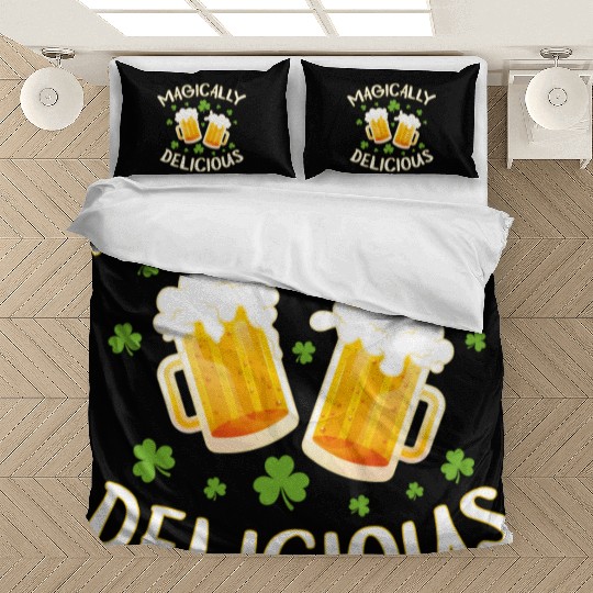 Magically Delicious Beer Drinking Irish Team St Bedding Sets