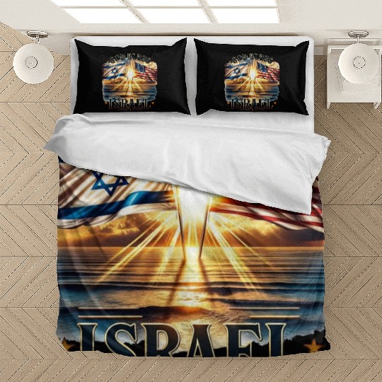 United for Israel God Bless Israel - Promised Land Bedding Sets