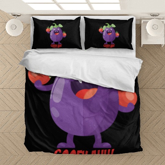 Eggplant Tomato Party Goofy Ahh Bedding Sets