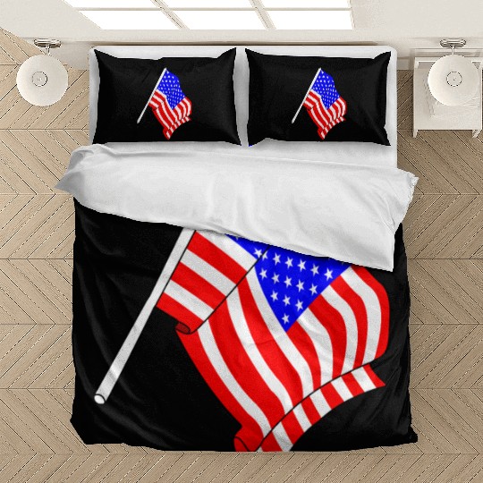 Flag of USA, stars and stripes Bedding Sets