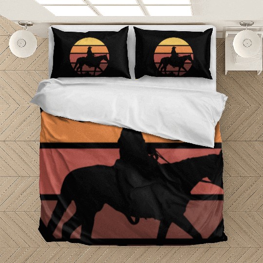 Western Cowboy Horse Rider Bedding Sets