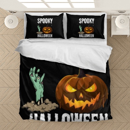 Frightful Fashion: Scary Good Halloween Tees Bedding Sets
