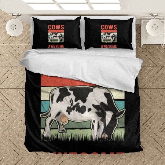 Because Cows Are Freaking Awesome Cow Bedding Sets