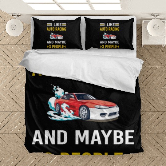 3 People Auto Racing Automotive Autosport Bedding Sets