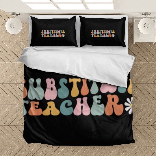 Substitute Teacher Replacement Educator Bedding Sets