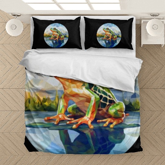 Polygonal frog in the rpound Bedding Sets