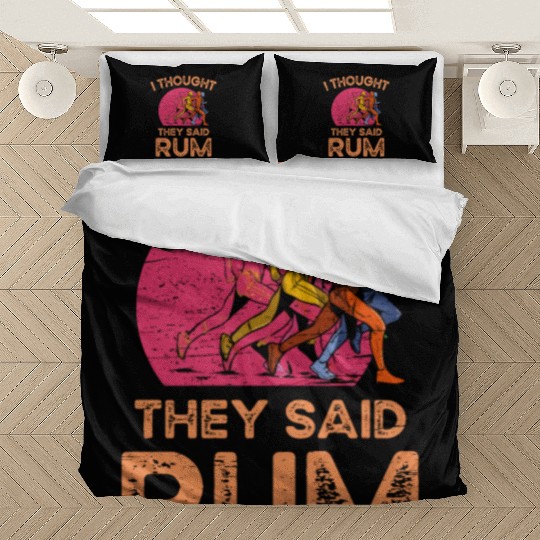 I Thought They Said Rum Athletic Athlete Bedding Sets