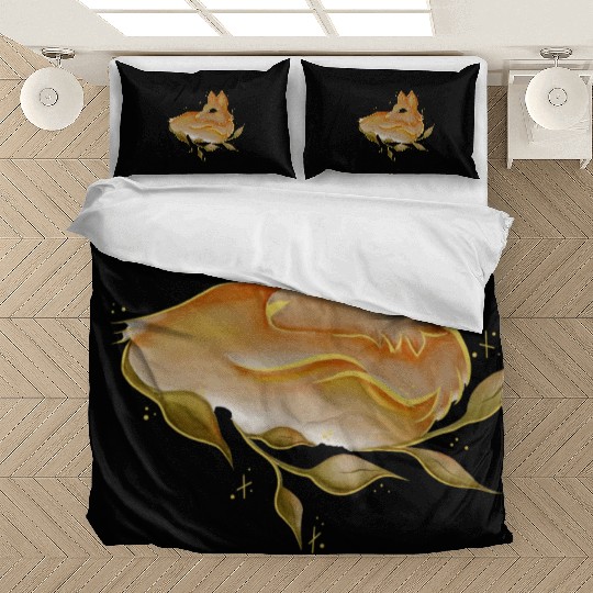 autumn fox light with dark eye Bedding Sets