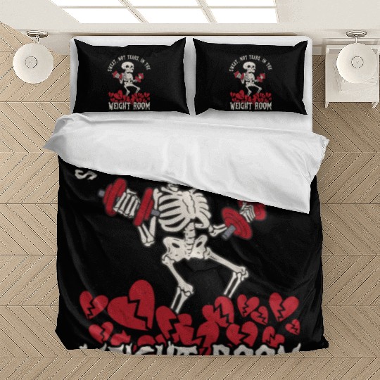 Anti Valentine´s Day Broken Heart Powerlifting Gym Bedding Sets