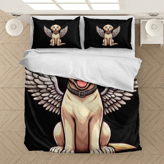 Labrador Retriever Comic Angel Bedding Sets