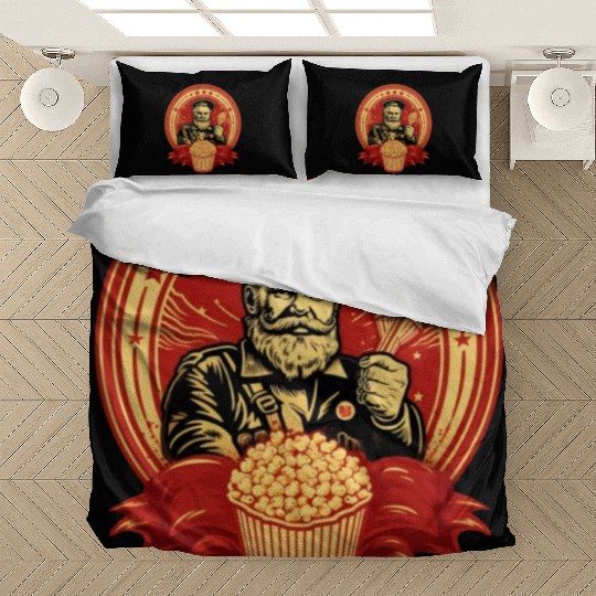 Popcorn Communist Propaganda #1 Bedding Sets