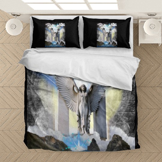 Celestial Gateway - Angelic Serenity Bedding Sets