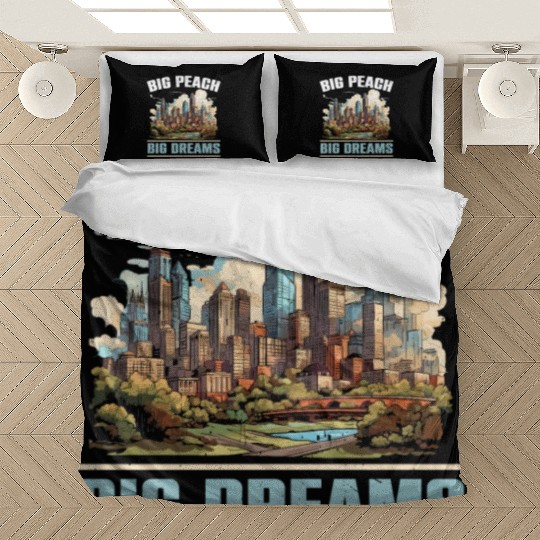 Atlanta City Georgia USA America United States Bedding Sets