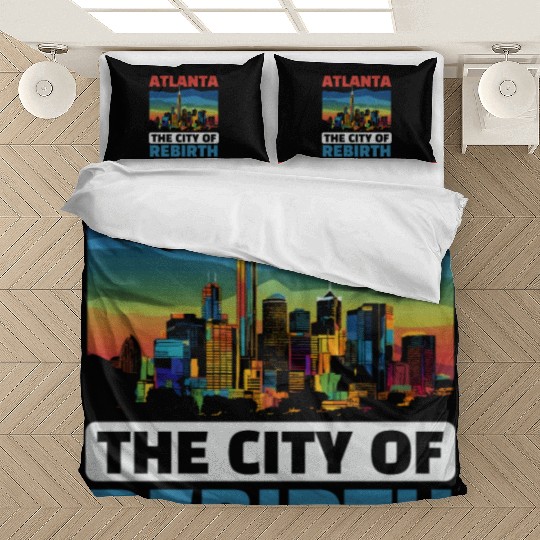 Atlanta City Georgia USA America United States Bedding Sets
