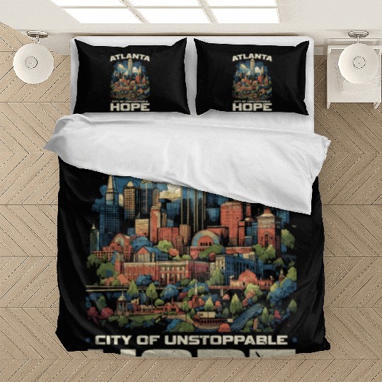 Atlanta City Georgia USA America United States Bedding Sets
