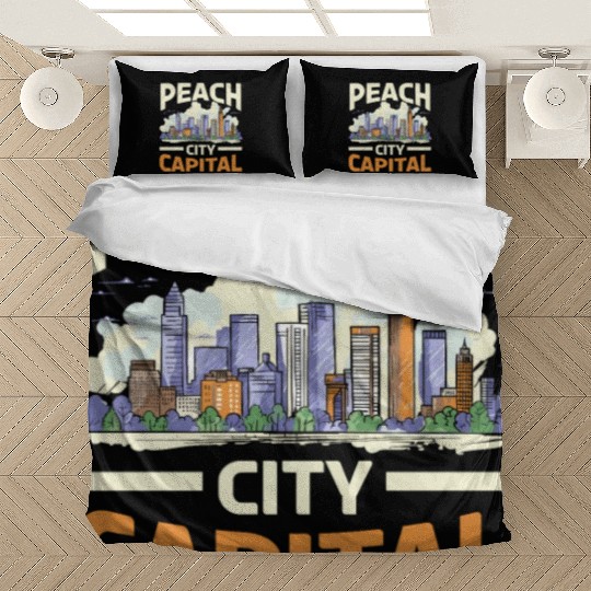 Atlanta City Georgia USA America United States Bedding Sets