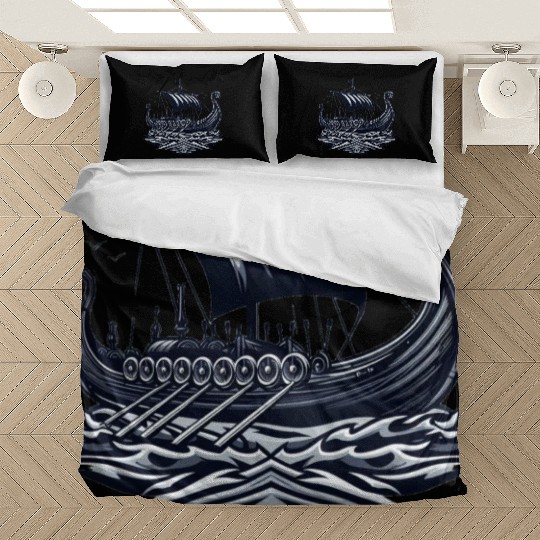 Viking Raiders: Norse Seafaring Art Bedding Sets