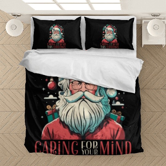 Mental Health Christmas Anti Christmas Holiday Bedding Sets