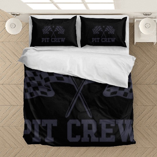 Pit Crew Racing Enthusiast Racer Birthday Pit Crew Bedding Sets