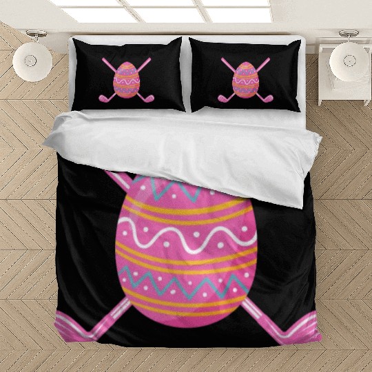 Easter Outfits Golf Lover Women Girls Bunny Cute Bedding Sets