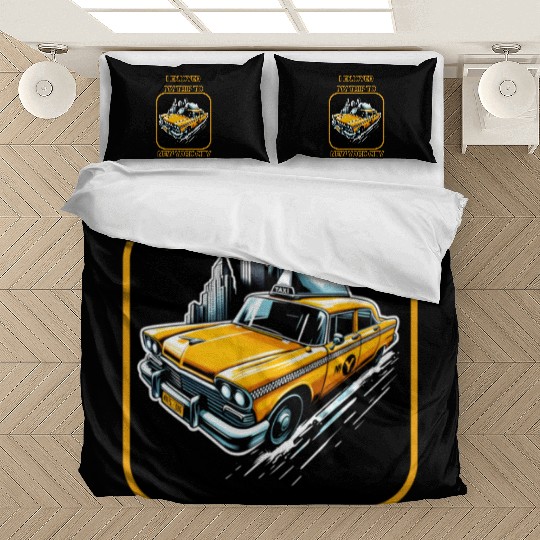 Taxi I Enjoyed My Trip To New York City Bedding Sets
