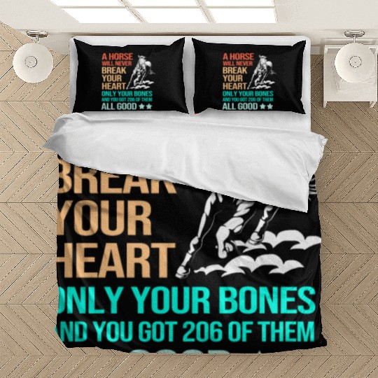 Funny Barrel Racing Cowgirl Horseback Riding Bedding Sets