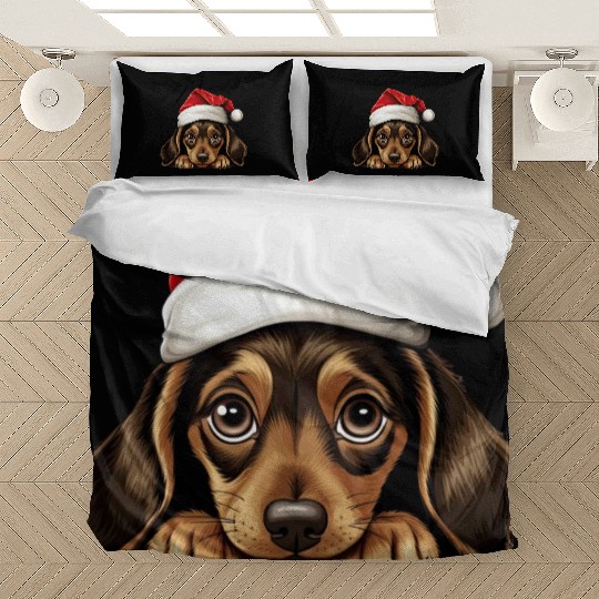 Dachshund Christmas Dog Bedding Sets