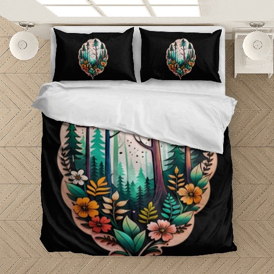 nature on skin Bedding Sets