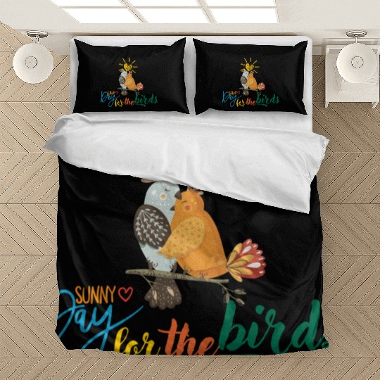 Sundays for the bird spring nature cute Bedding Sets