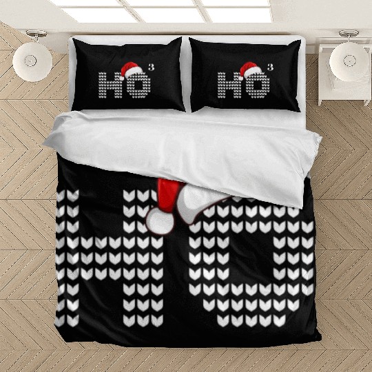 HO HO HO Christmas Funny Santa Bedding Sets