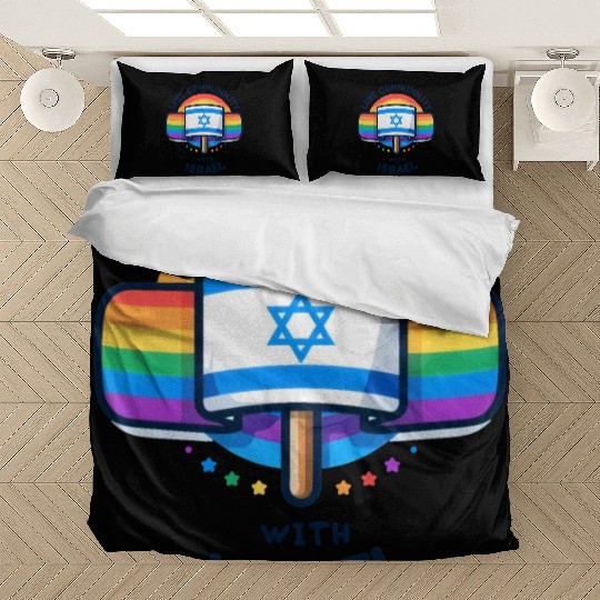 LGBTQ community STANDS WITH ISRAEL Bedding Sets