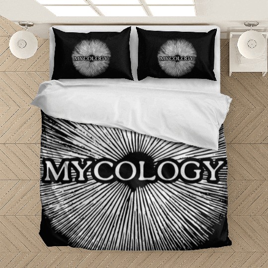 Mycology - The science of fungi (white) Bedding Sets