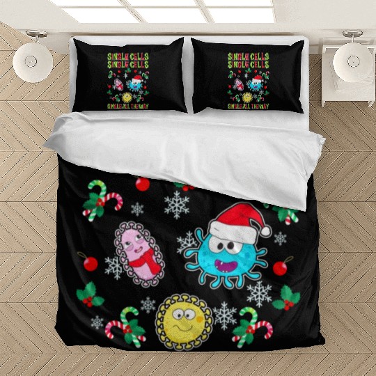 Christmas For Science Biology Teachers Students Bedding Sets