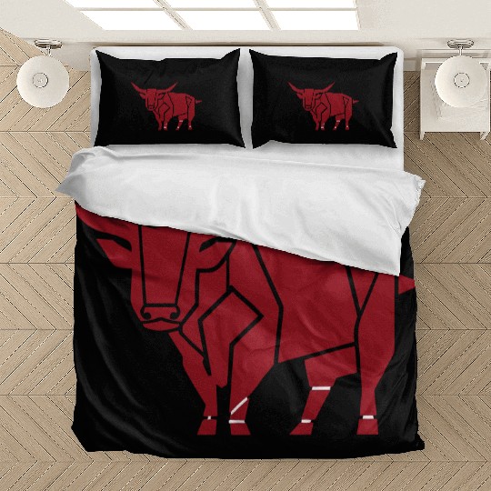 Courageous Bull Heart Bedding Sets