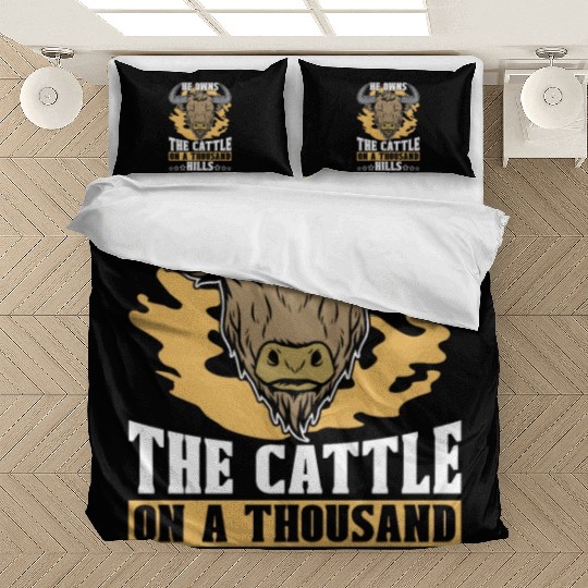 Cattle Farming He Owns The Cattle On Farm Animals Bedding Sets