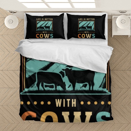 Cattle Farming Life Is Better With Cows Livestock Bedding Sets